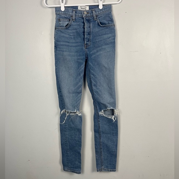 Reformation Women's Serena High Skinny Jeans Size 24 Melbourne Destroyed - Picture 1 of 5
